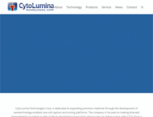 Tablet Screenshot of cytolumina.com